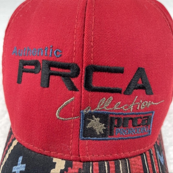 Vintage Authentic Collection PRCA Pro Rodeo Hat Cap Aztec USA Cowboy Bull Riding - Picture 4 of 8